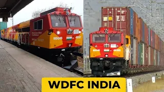 A Special Video High Speed Double Stack Container Trains WDFC INDIA || WDFC Corridor