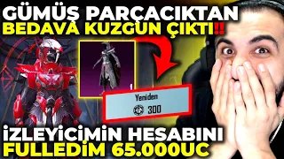 OHA 😮 GÜMÜŞ PARÇACIKLA KUZGUN SETİ ÇIKARDIK!! İZLEYİCİMİN HESABINI FULLEDİM!! | PUBG MOBILE