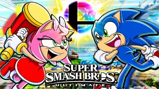 💥 FIGHT!! - Sonic and Amy Play "Super Smash Bros. Ultimate" LIVE!!