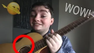 The easiest way to stop losing your plectrum in your guitar FOREVER!!