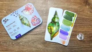 Я такого не ожидала! Китайские акварельные краски Mon Marte обзор. Mon Marte Watercolors Review