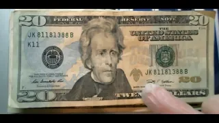 TRINARY $20 NOTE - Daily Bill Searching for Rare Banknotes