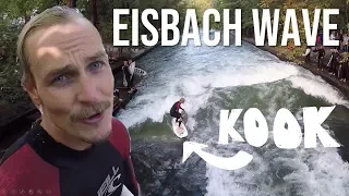 How NOT to surf Eisbach standing wave Munich