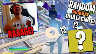 RANDOM PICKAXE CHALLENGE I FORTNITE OG LLOYD FÅR RAGE ANFALL!😂😡