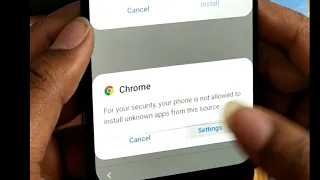 For your security your phone is not allowed to install unknown apps from this source  simple solutio