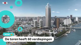 Hoogste woontoren van Nederland is bijna af