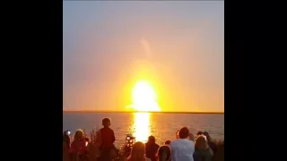 Antares rocket explodes at liftoff