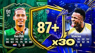 30x 87+ MIXED PLAYER PICKS & ICON PACKS! 😨 FC 24 Ultimate Team