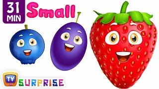 Learn Sizes & Fruits for Kids | ChuChu TV Surprise Eggs