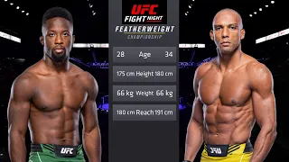 Sodiq Yusuff vs Edson Barboza Full Fight - UFC Fight Of The Night