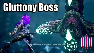 DARKSIDERS 3 [PS4 PRO] Gameplay - Gluttony Boss Fight | AKA The Kraken