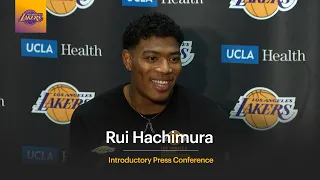 Rui Hachimura - Lakers Introductory Press Conference