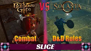 Baldur's Gate 3 VS Solasta – Combat and Following the D&D Rules [Comparison Series]