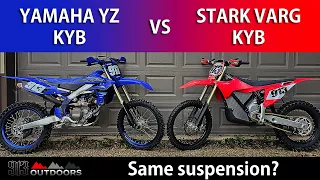 Stark Varg KYB vs Yamaha KYB suspension. Some differences!