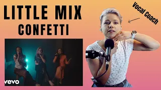 Little Mix Confetti (Accoustic) New Zealand Vocal Coach Reaction and Analysis