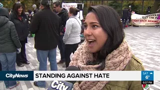 Anti-hate gathering turns into block party