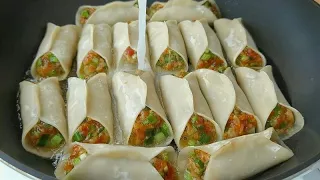 Kids' Favorite Potstickers, Teach You the Secret Restaurant Recipe, Each Crispy and Fresh!