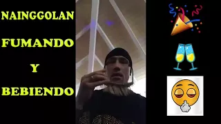 NAINGGOLAN se grabó FUMANDO y BEBIENDO en la fiesta de Año Nuevo