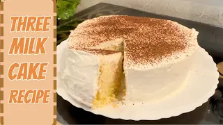 Three Milk Cake Recipe | Qaisera Kitchen
