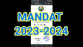 MANDAT-2023 natijalar #dtm #mandat#imtihon #qabul#2023_natijalar#мандат