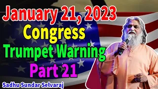 Sadhu Sundar Selvaraj ✝️ January 21, 2023  The Trumpet Warning Conference Part 21