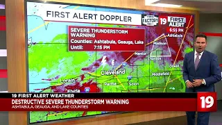 DESTRUCTIVE STORM WARNING issued in Northeast Ohio; get the latest on timing and tracking