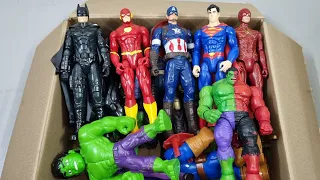 THOR VS HULK VS SPIDERMAN VS IRONMAN VS CAPTAIN AMERICA VS SUPERMAN SUPERHERO AVENGERS UNBOXING