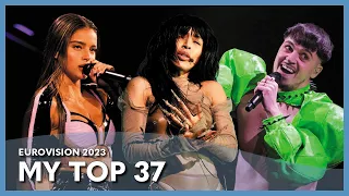 Eurovision 2023 - My Top 37 (After the show)