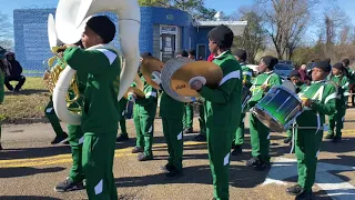 Mildred Osborne Drum Section 2023-24 @ MLK Parade in Jackson, MS.