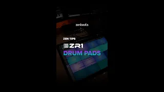 Using ZR1 Drum Pads 🟪🟪🟦🟦