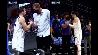 Luka Doncic  gets congrats from buddy Patrick Mahomes ,Dirk Nowitzki after g- 2 win against Clippers