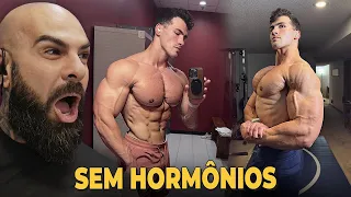 REAGINDO AO TREINO DO BODYBUILDER NATURAL MAIS INCRÍVEL QUE JÁ VI