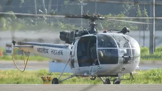 Indian coast guard HELICOPTER  in Cochin international airport