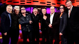 Robert Downey Jr, Robert Duvall, Stephen Fry & U2 on Graham Norton, 2014 - русские субтитры