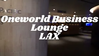 OneWorld Business Lounge LAX & Cathay Pacific Business Class Seat Review | Luxury Travel Experience