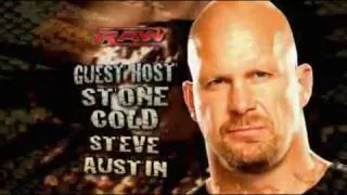 Stone Cold Guest Hosts RAW 3/15/10 (HD)