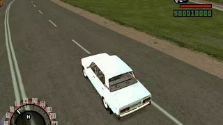 GTA Криминальная Россия - car chase scene ВАЗ-2105 vs ВАЗ-2107