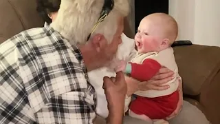 100 Moments Grandparents Meet Grandchild for the First Time Very Emotional!