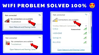 Fix Windows 7 Wifi Problem 2023 | WIFI_Not Connected Windows 7 | Laptop Wifi Not_Showing Windows 7
