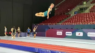 Tumbling Training at The World Championships 2022