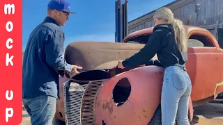 Is the 1947 Ford wheelbase going to work with the 1940 Ford front end?