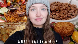 WHAT I EAT IN A WEEK TO LOSE WEIGHT | Realistic and easy because I can't cook lols