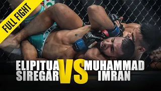 Elipitua Siregar vs. Muhammad Imran | ONE Full Fight | November 2018