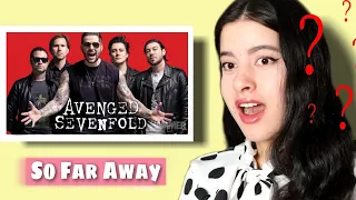 First Time Reaction To AVENGED SEVENFOLD So Far Away Live 2020| AVENGED SEVENFOLD REACTION| Rubishaa