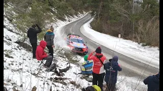 Rallye Monte Carlo 2020 best of crash show ice