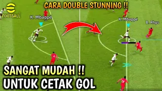TUTORIAL DOUBLE TOUCH + STUNNING SHOOT eFootball 2023 Mobile