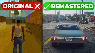 I Remastered 😱 GTA Sanandreas (With Mods) In 2023 | Better Than GTA V ? | Mega Comparison