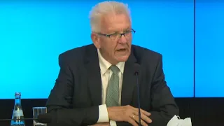 Pressekonferenz mit Winfried Kretschmann zum Corona-Sachstand in Baden-Württemberg