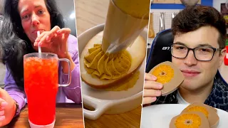 I Tested More Ridiculous Tiktok Recipes- French Onion Eggs, Bubblegum Water, Jelly Chocolate Oranges