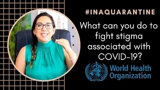 [Aula ao Vivo] What can you do to fight stigma associated with COVID-19? | #inaquarantine